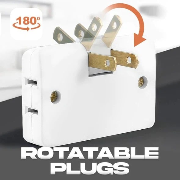 (🔥2025 Last Day Promotion - 49% off)2024-180 Degrees Rotatable Socket Converter